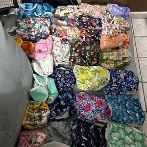 Colorful Kids Cloth Diapers Set